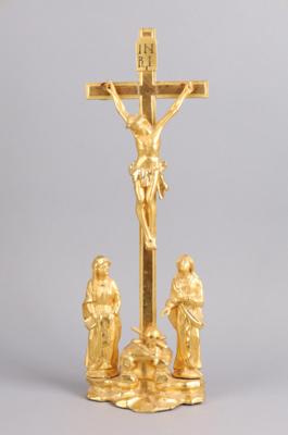 Kreuzigung Christi, Mitte 19. Jh., - Antiquitäten