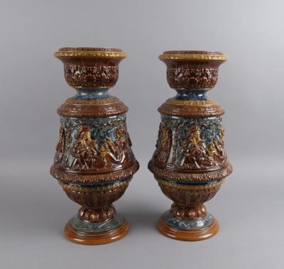 Paar Vasen, Ende 19. Jh., - Works of Art