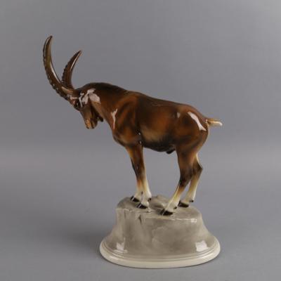 Rudolf Chocholka, Steinbock, Modellnummer: 2509, Firma Keramos, Wien, ab ca. 1950 - Antiquariato