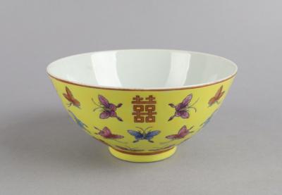 Famille rose Schale, China, Vierzeichen Marke Tongzhi, 20. Jh., - Antiquitäten