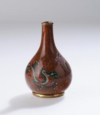 Kleine Cloisonné Vase, Japan, Meiji Periode, - Antiquariato