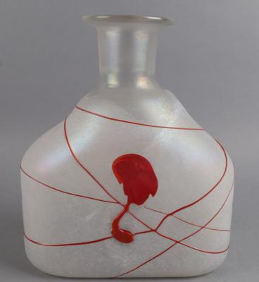 Bertil Vallien, Vase aus der Galaxy Red Serie, Kosta Boda, 1982 - Antiquariato