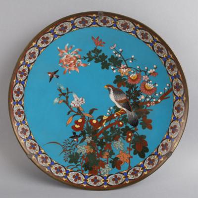 Cloisonné Teller, Japan, Meiji Periode, - Antiquariato