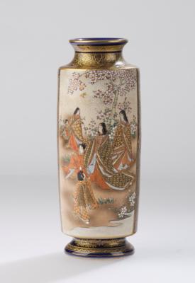 Satsuma Vase, Japan, Meiji Periode, signiert, - Antiquitäten