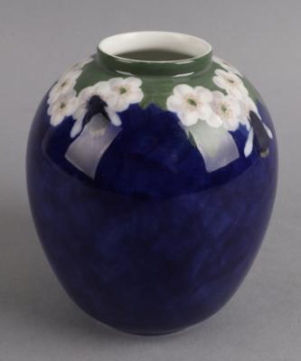 Vase mit Blüten- und Biendendekor, Royal Copehagen, Dänemark, vor 1923 - Works of Art