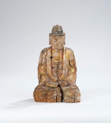 Buddha, China, späte Ming Dynastie, - Antiquariato