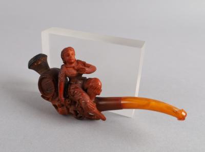 Meerschaum-Pfeife, Ende 19./frühes 20. Jh., - Antiquitäten