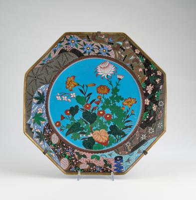 Cloisonne Wandteller, Japan, Meiji Periode, - Antiquitäten