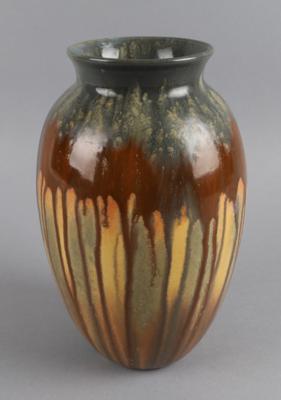 Vase mit farbiger Laufglasur, Wachauer Keramik, um 1930 - Antiquitäten