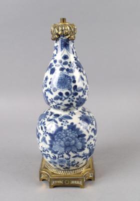 Blau-weißer Lampenfuß, China, 19. Jh., - Works of Art