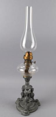 Petroleumlampe- Gebrüder Brünner, 1857/Ende 19. Jh., - Antiquitäten