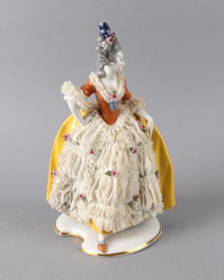 Dame in festlichem Kleid, Passau, - Antiquitäten