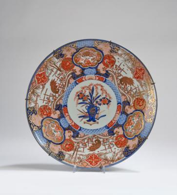 Großer Imari Teller, Japan, 19. Jh., - Antiquitäten