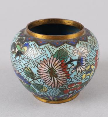 Kleine Cloisonné Vase, China, 19. Jh., - Antiquariato