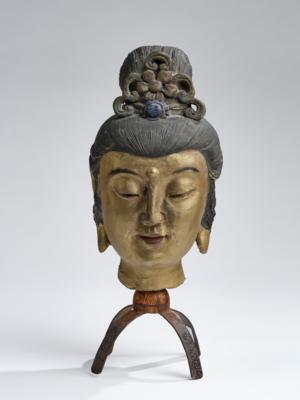 Guanyin Kopf, China, Ming Dynastie, - Antiquariato