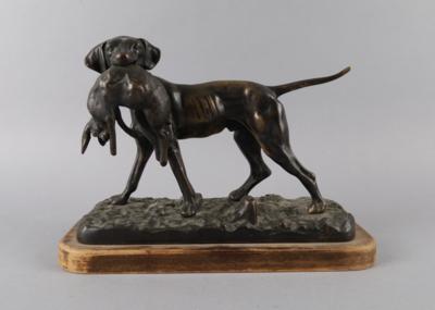 Hund mit erlegtem Hasen, - Antiquariato