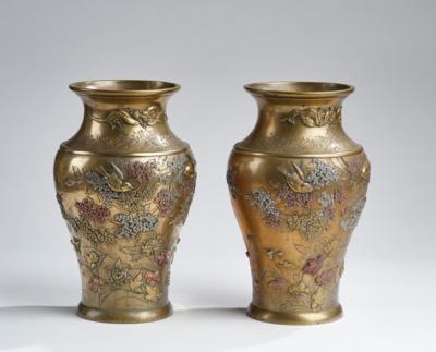 Paar Vasen, Japan, Meiji Periode, - Antiquitäten