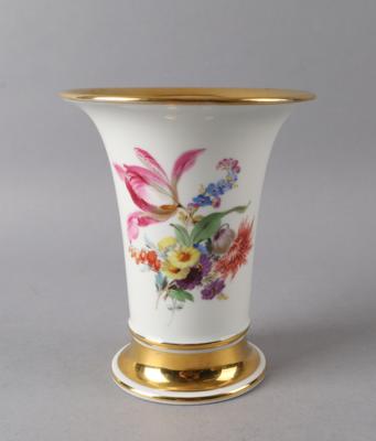 Vase mit Blumen Dekor, Meissen 19./ 20. Jh. - Works of Art