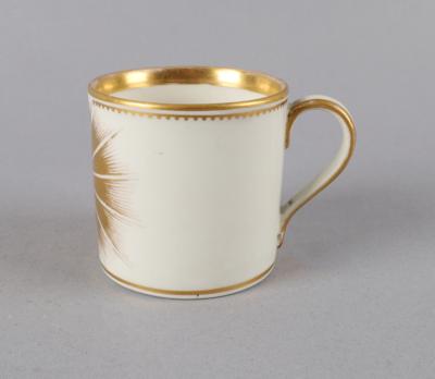 'Bonjour' Tasse, Kaiserliche Porzellanmanufaktur, Wien 1821, - Antiquitäten