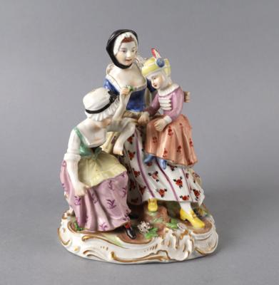 Mutter mit zwei Kindern, - Antiquariato