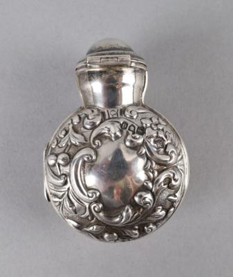 Parfumflakon aus Silber, William Gibson  &  John Langman, London, 1899 - Antiquariato