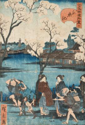 Utagawa Hirokage (aktiv 1855 - Starožitnosti