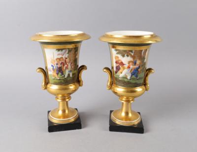Paar Sockelvasen, Frankreich 19. Jh., - Antiquitäten