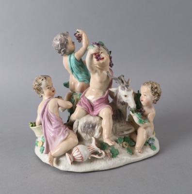 Figurengruppe Bacchus, Meissen, Mitte 18. Jh. - Antiquariato