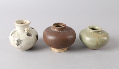 Drei kleine Vasen, China, Song Dynastie, - Works of Art