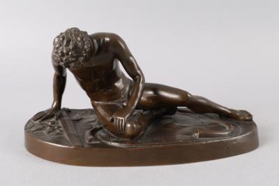 Sterbender Gallier aus Bronze, F. Barbedienne, Frankreich, um 1890 - Antiquitäten