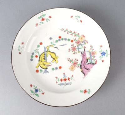 Teller mit "Gelber Löwe" Dekor, Meissen Mitte 19. Jh. - Works of Art