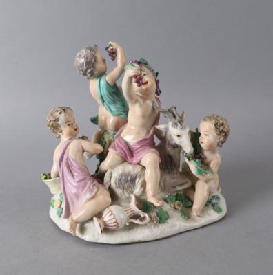 Figurengruppe Bacchus, Meissen, Mitte 18. Jh. - Works of Art