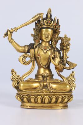 Manjushri, Tibet, 20. Jh., - Antiquariato