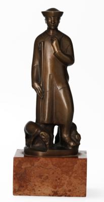 Zoltan Olcsai-Kiss (Szalafö 1895-1981 Budapest), Bronzefigur eines ungarischen Hirten, um 1950 - Works of Art