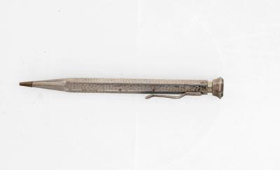 Bleistift Minenhalter aus 900-Silber mit Hammerschlagdekor, 20. Jhdt. - Works of Art