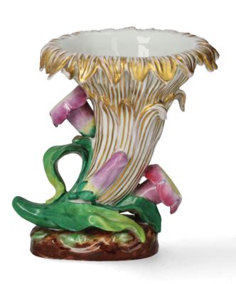 Vase in Blumenform, Lippert  & Haas, Schlaggenwald 1842, - Works of Art