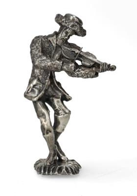 Violinspieler aus Sterlingsilber, 20. Jhdt. - Works of Art