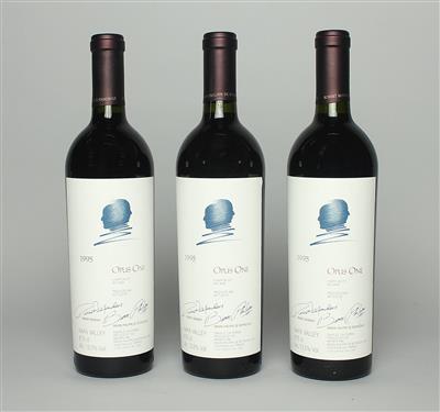 1995 Opus One, 93 Falstaff-Punkte, 3 Flaschen - Die große DOROTHEUM Weinauktion powered by Falstaff