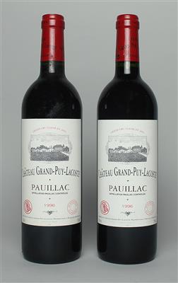 1996 Chateau Grand-Puy-Lacoste, 93 Cellar Tracker-Punkte, 2 Flaschen - Die große DOROTHEUM Weinauktion powered by Falstaff