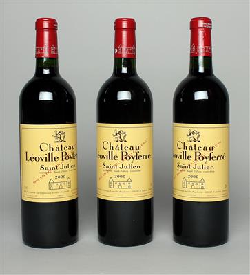 2000 Château Léoville-Poyferré, 96 Falstaff-Punkte, 3 Flaschen - Die große DOROTHEUM Weinauktion powered by Falstaff