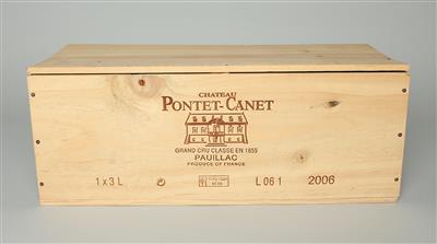 2006 Château Pontet-Canet, 93 Punkte Wine Spectator, Doppelmagnum in OHK - Die große DOROTHEUM Weinauktion powered by Falstaff