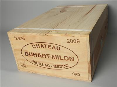 2009 Château Duhart-Milon, Château Duhart-Milon, 96 Parker-Punkte, 12 Flaschen in OHK - Die große DOROTHEUM Weinauktion powered by Falstaff