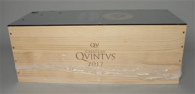 2017 Rouge MMXVII, Château Quintus, Saint-Émilion, 92 Wine Spectator-Punkte, 6 Liter Flasche in OHK - Die große DOROTHEUM Weinauktion powered by Falstaff