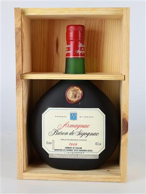 1949 Armagnac Baron de Sigognac, Domaine Coulom, Frankreich, in OHK - Wines and Spirits