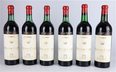 1959 Mouton Cadet Rouge, Baron Philippe de Rothschild, Bordeaux, 6 Flaschen - Vini e spiriti