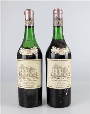 1970 Château Haut-Brion, Bordeaux, 92 CellarTracker-Punkte, 2 Flaschen - Víno a lihoviny