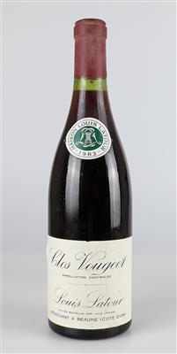 1983 Clos de Vougeot Grand Cru AOC, Maison Louis Latour, Burgund, 90 CellarTracker-Punkte - Víno a lihoviny