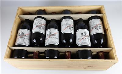 1986 Château Beychevelle, Bordeaux, 92 CellarTracker-Punkte, 12 Flaschen, in OHK - Wines and Spirits