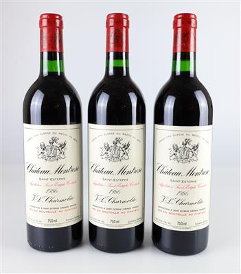 1986 Château Montrose, 92 CellarTracker-Punkte, 3 Flaschen - Wines and Spirits