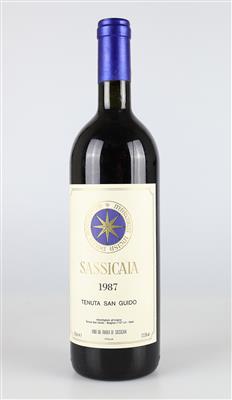 1987 Sassicaia, Tenuta San Guido, Toskana, 89 CellarTracker-Punkte - Wines and Spirits